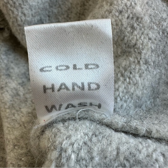 Princess Polly Wool Blend Jens Turtleneck Cropped Sweater Gray Small Medium - Picture 10 of 10